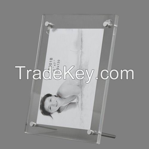 Good price popular photo acrylic frame / photo stand