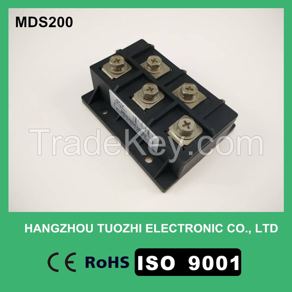 Three Phase Bridge Rectifier Module 200a 1600v Mds200-16