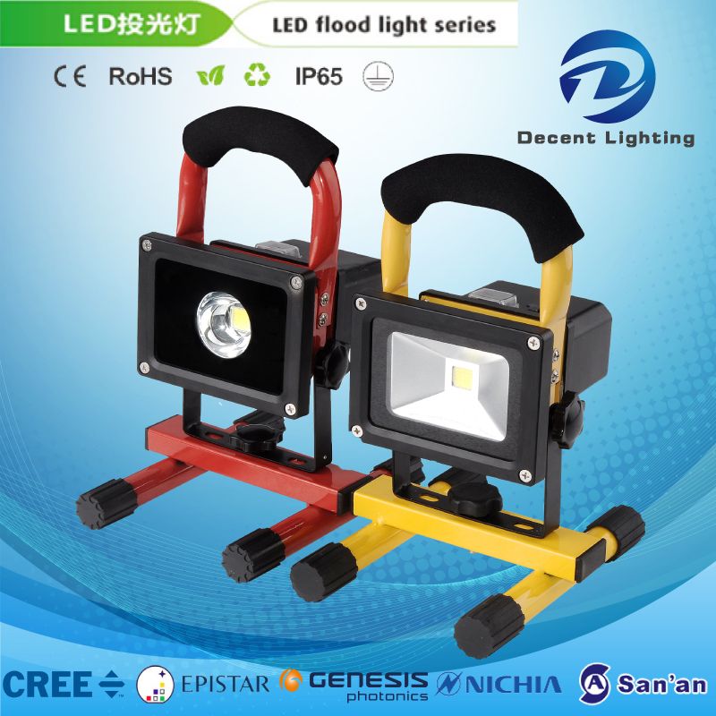 10W20W30W LED Flood Light Portable Flood Light Rechargeable Flood Light Handle Flood Light ROHS CE Certified