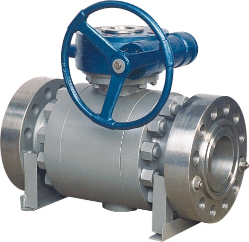 Trunnion mounted ball valve