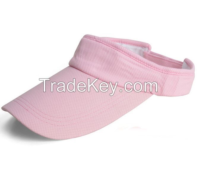 Promotional High Quality Dry Fit Breathable Mesh Fabric Sun Visor