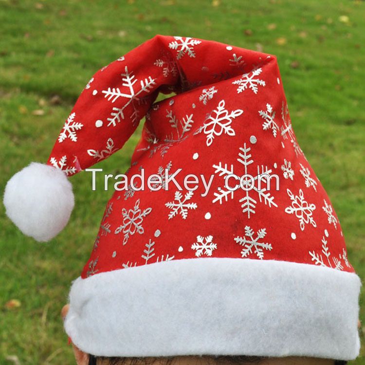 Wholesale Good Quality Plush Unique Christmas Santa Hat For Girls & Women