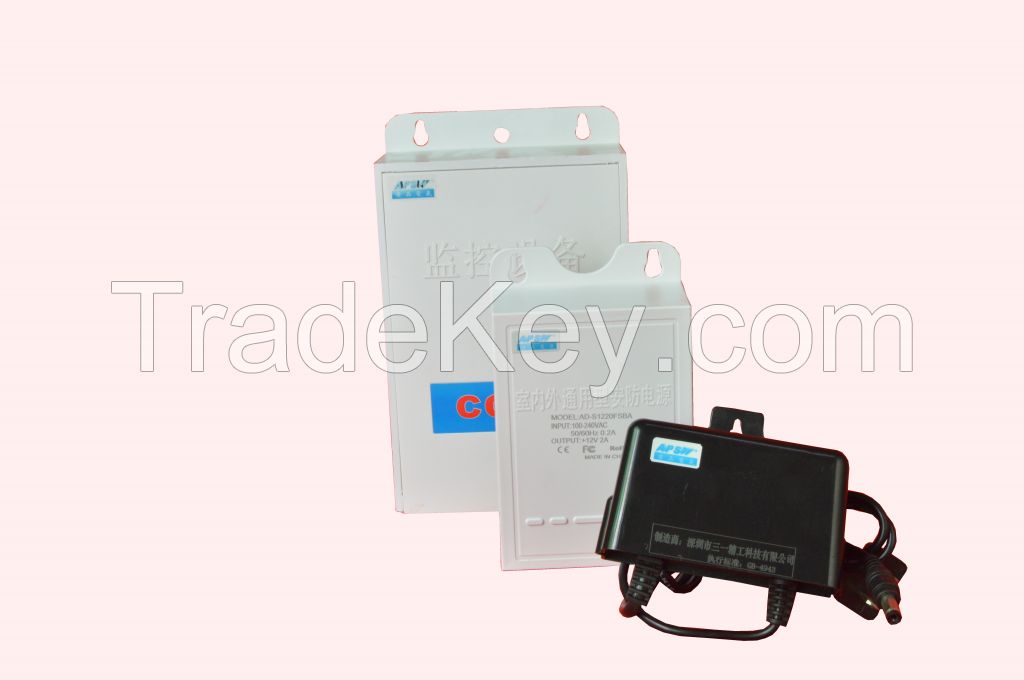 AD-SF1230FS12V/3A  waterproof power supply wholesales/36W CCTV power