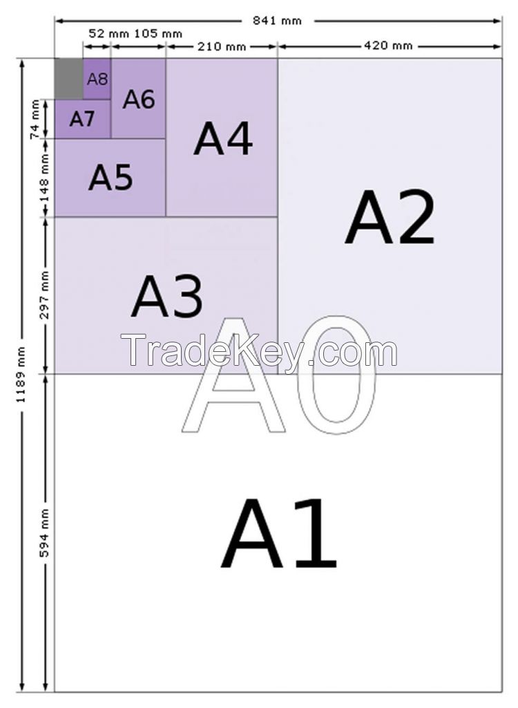 Print/copy paper A4, A3, A2, A1, A0