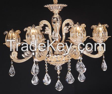 zinc chandelier lamp