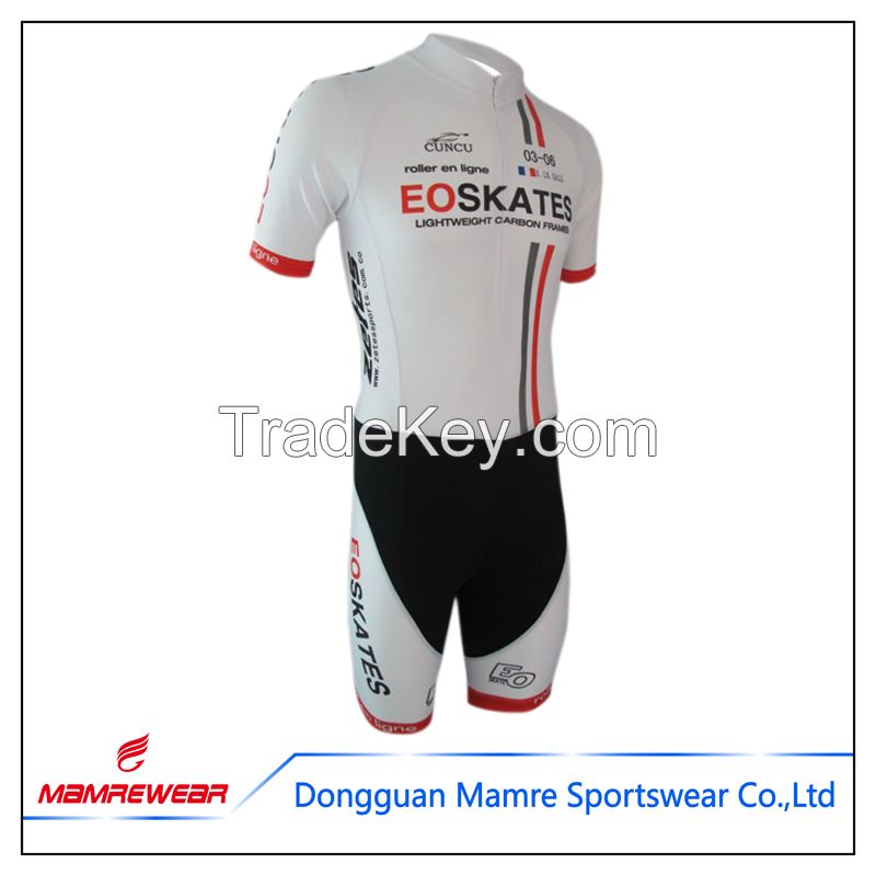 High quality custom cycling skinsuit with sublimation latest design cycling sportswear