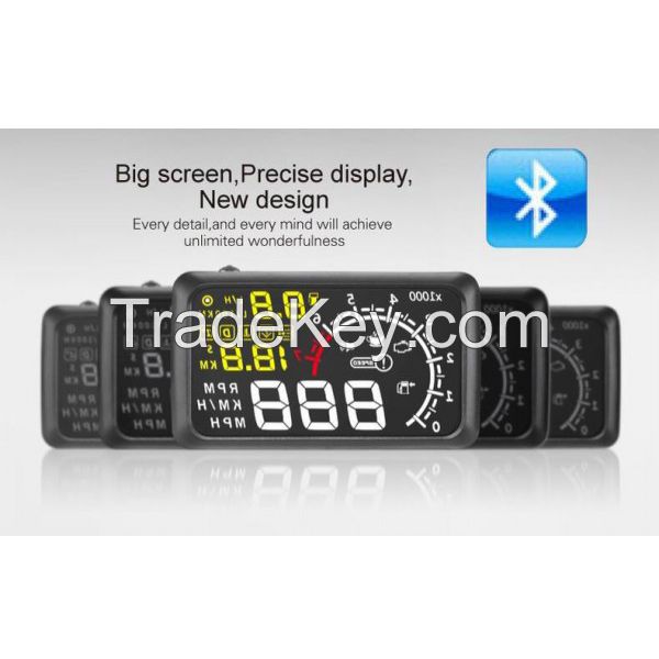 Bluetooth Version 5.5Ã¢ï¿½Â³ X3 Large Screen Car HUD Head Up Display With Built-in ELM327 Module