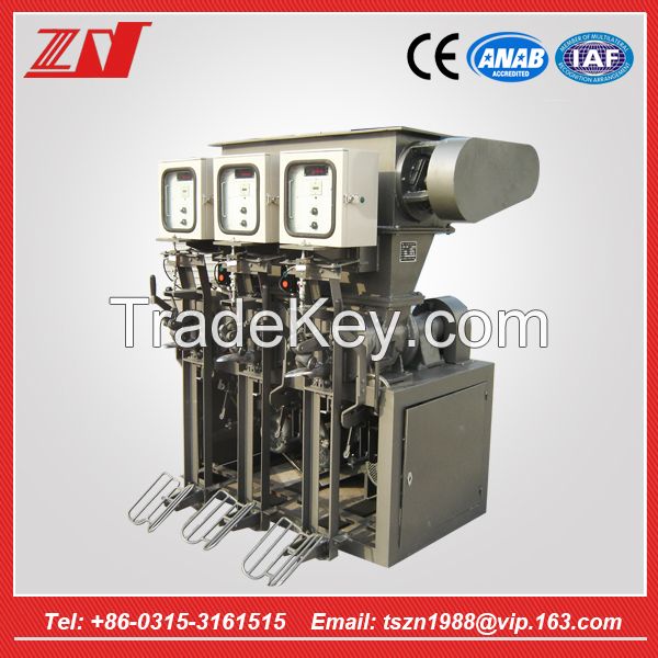 semi automatic electric 3 heads cement filling and packing machine/ equipement
