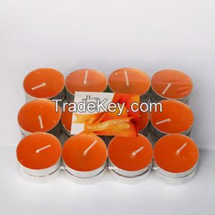 Tea-light Candle with multiple flavors and colors and sizes