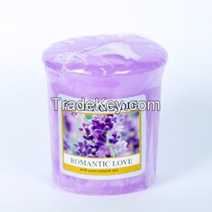 Votive Candle with multiple flavors and colors and sizes