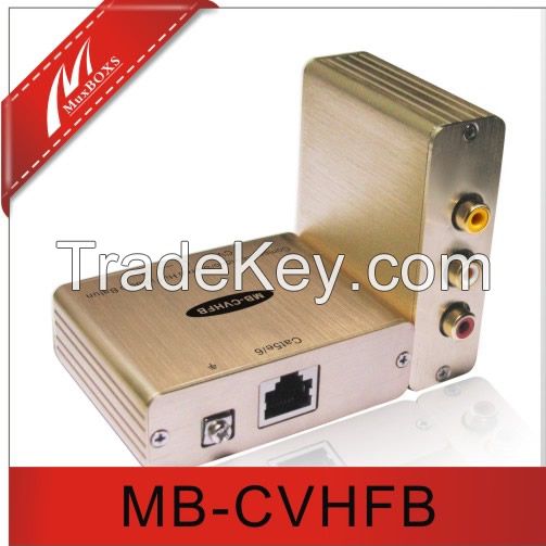 AV Composite CVBS Video Extender over Cat 5 RJ45 Networking with Audio Balun