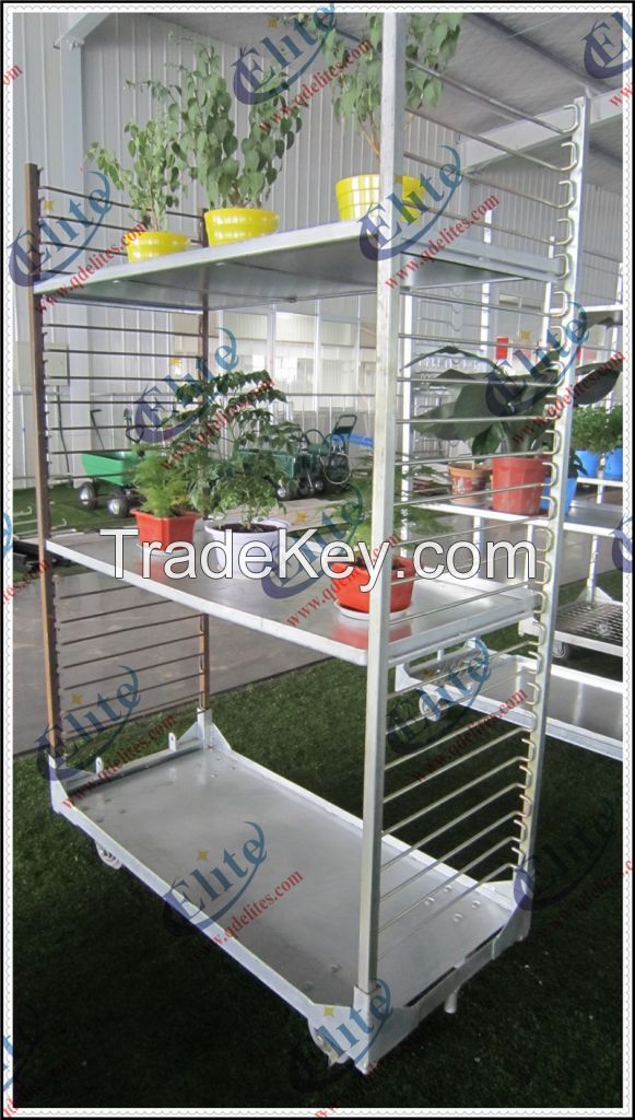 Qingdao Danish flower cart, Flower transportation trolley, CC container trolley