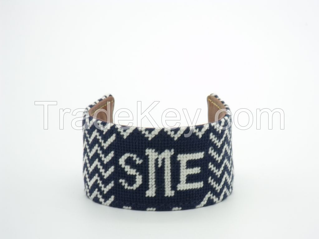 The Customized Needlepoint Bracelets