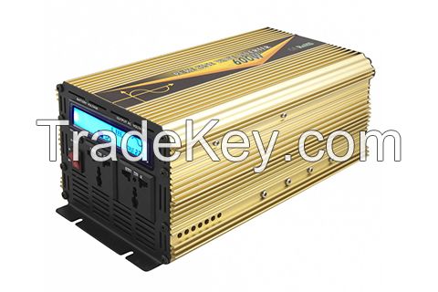 Pure sine wave inverter 600W with charger LED