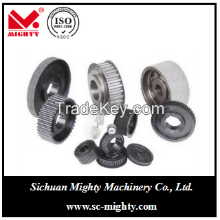 Aluminum timing belt pulleys