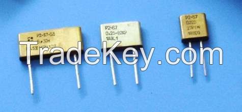 RESISTORS R2 - 67, C5-61 High-stable Metal Foil (MFR) Precision