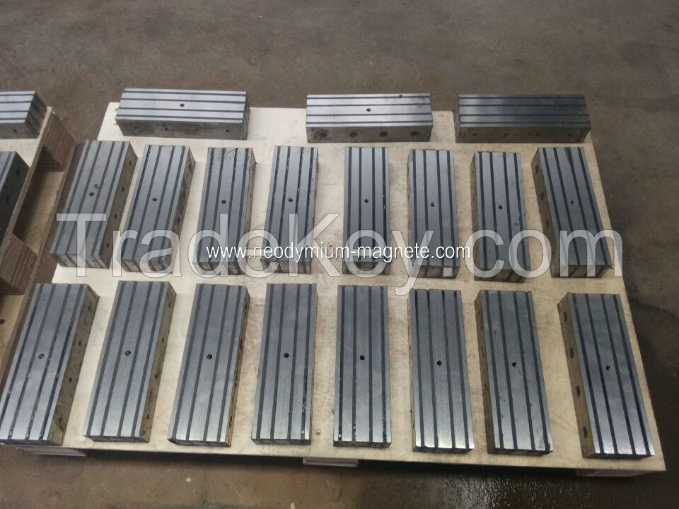 Magnet for precast concrete side shutter