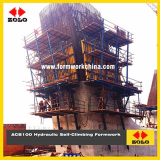 Zolo Hydraulic Self Climbing Formwork System  Jump Forming Slip Forming Sliding Formwrok ACB100/50