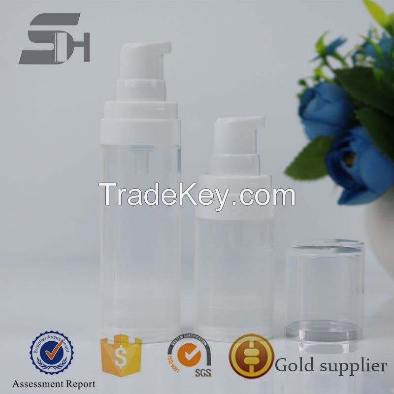 Skin whitening cream PP airless cosmetic bottle