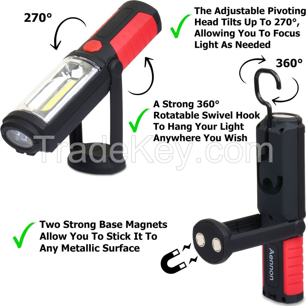 Portable Hanging Multi-functional Led Work Light, Cob Portable Work Lights, Auto Repaire