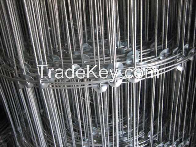 Factory Direct Sale Galvanized grassland fencing / cow fence / field fencing