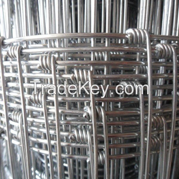 Factory Direct Sale Galvanized grassland fencing / cow fence / field fencing