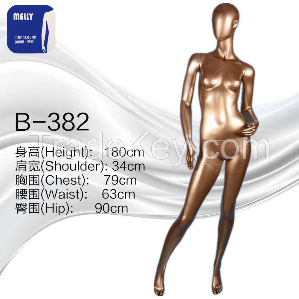 International Fashion Full Body Female Mannequin, Glossy White Female Mannequin