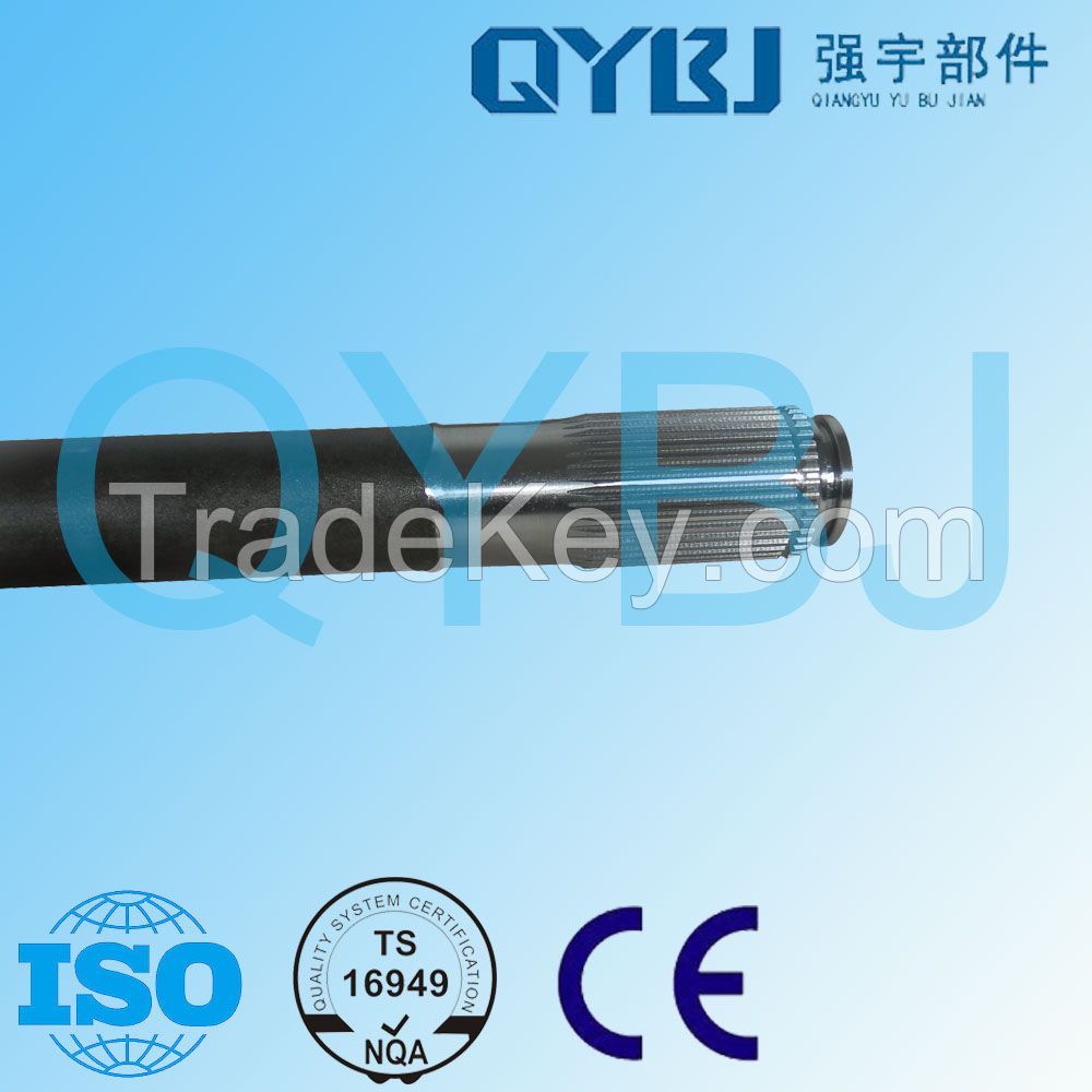 China Brand 1098mm 25-30HRC 40 teeth quenching tempering 42CrMo forged hollow spline shaft AZ9981340223