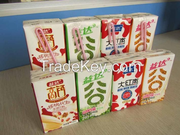 Complete Aseptic Brick Carton Fresh Uht Milk Produce Plant