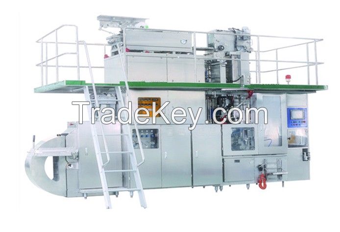 All Stainless Carton Brick Beverage Aseptic Filling Machine