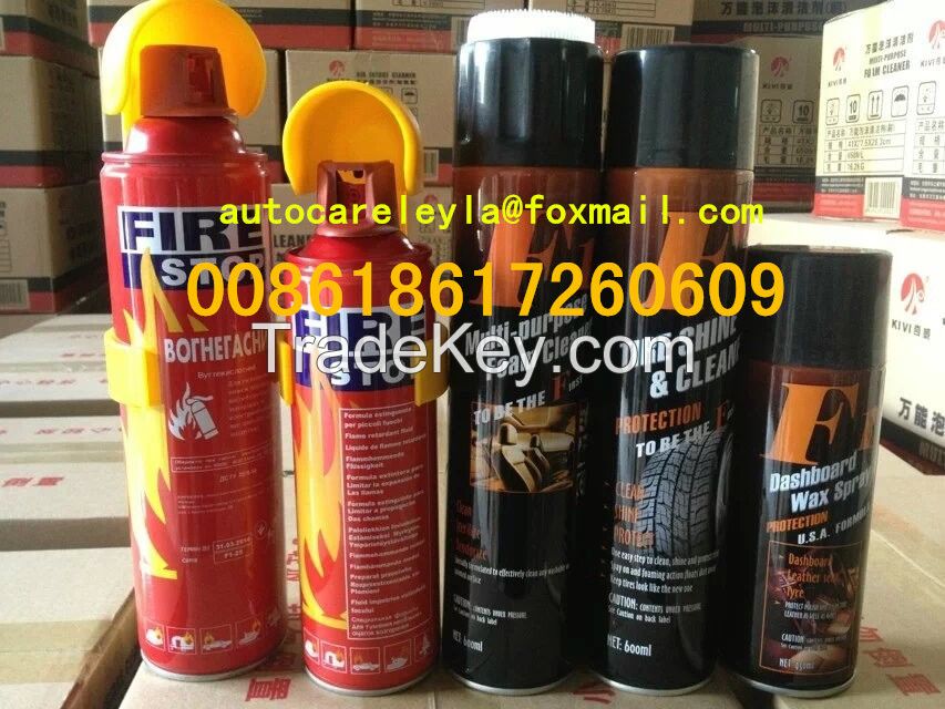 F1 car care products /foam cleaner /spray paint/fire stop 