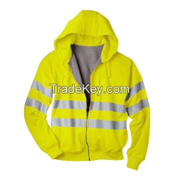 High-visibility ANSI Class 3 Hooded Jacket