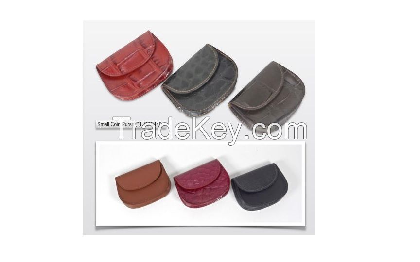 Coin Purse, small, 100% Genuine Leather