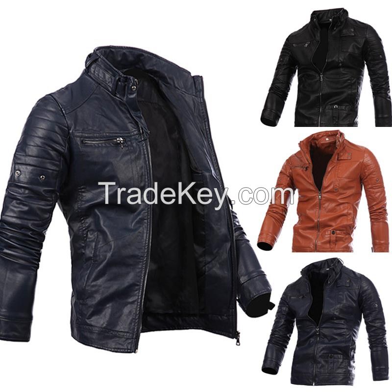 leather jacket / winter jacket / man jacket