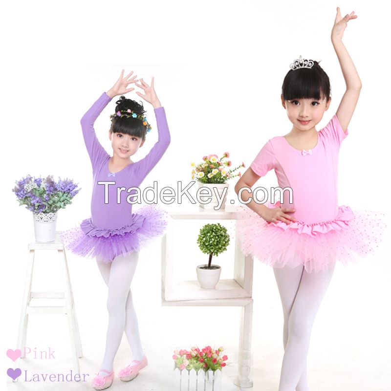 Cotton Princess Tutu Skirt Girls Kids Children Ballet Dance Dress