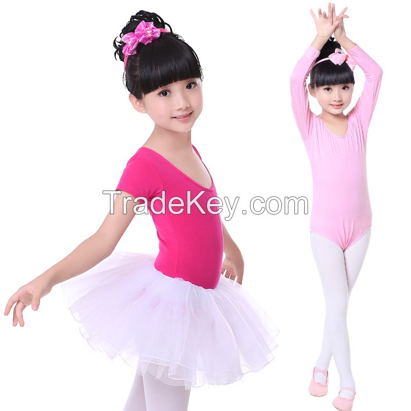 Cotton Kids Girls Ballet Dance Gymnastic Leotard