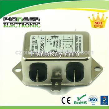 PE2000-6-01 6A 120/250VAC LED electric line mains filter