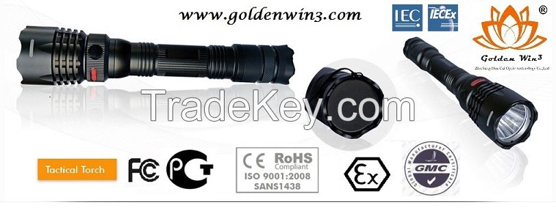 LED flashlight, LED torch, FCC torch, FCC flashlight, rechargeable flashlight