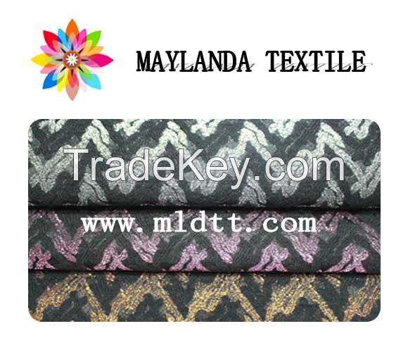 Maylanda textile 2016 factory for garments New style eye jacquard fabric