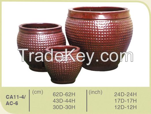 Vietnamese Glazed ceramic  wholesale pots