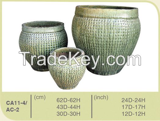 Vietnamese Glazed ceramic  wholesale pots