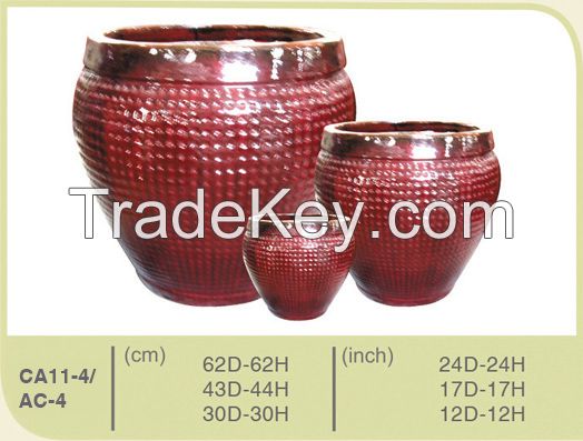 Vietnamese Glazed ceramic  wholesale pots