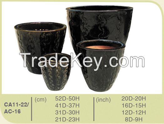 Vietnamese Glazed ceramic  pots