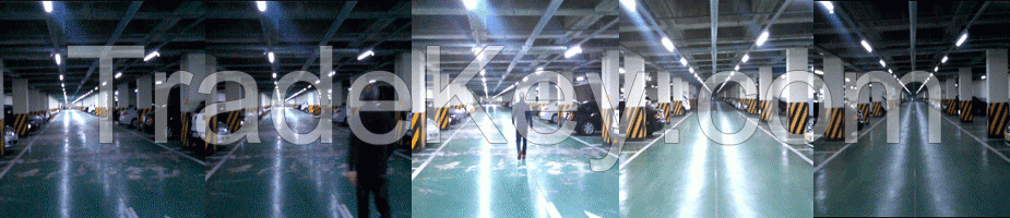 AKUOS PLD-1000 smart LED lighting system for underground parking lot