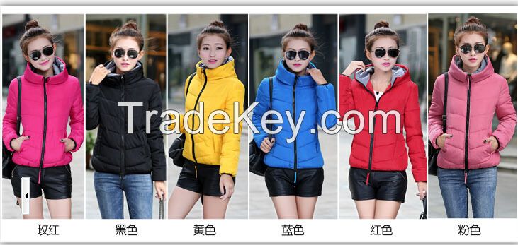 AA88Han edition thickening in the long winter women's wear cotton-padd