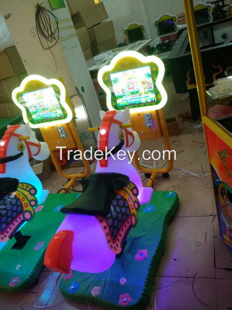 Newest Coin Operated 3D motorcycle swing machine kiddie ride machine