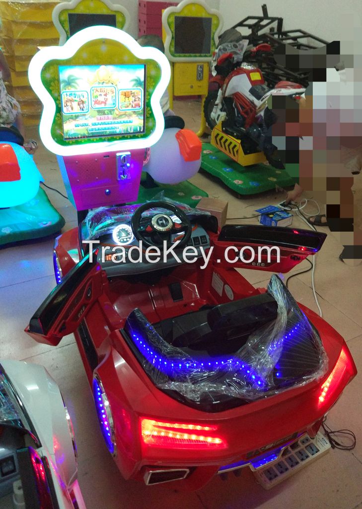 Newest Coin Operated 3D motorcycle swing machine kiddie ride machine