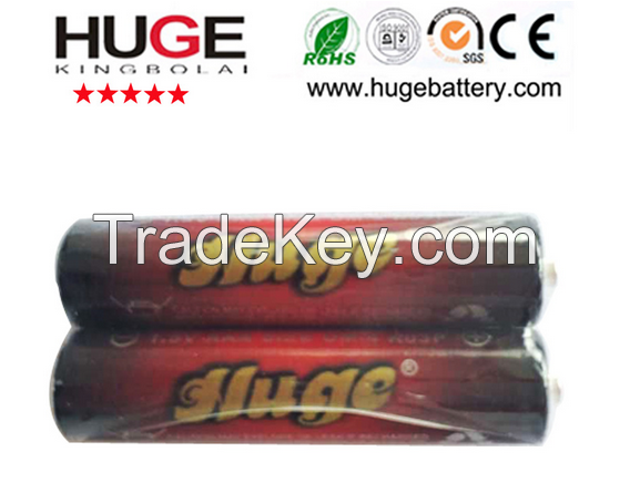 1.5V AAA size carbon zinc battery R03
