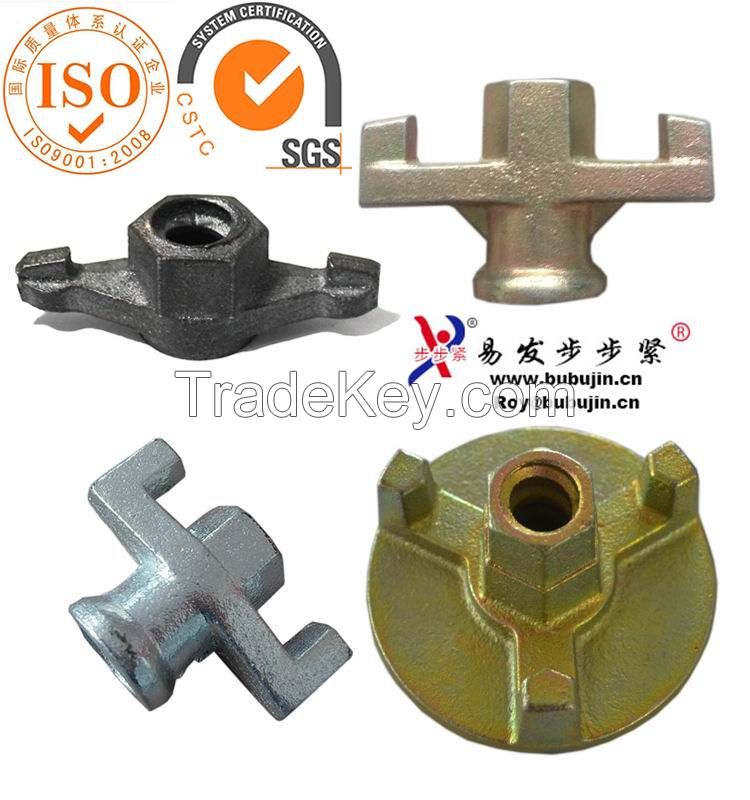 wing nut, anchor nut,formwork wing nut, with nut with plate,