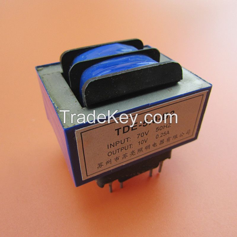 5w small power transformer low voltage transformer 70v 10v